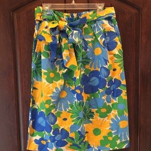Jcrew paper-bag waist skirt